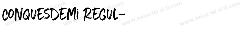 ConquesDemi Regul字体转换
